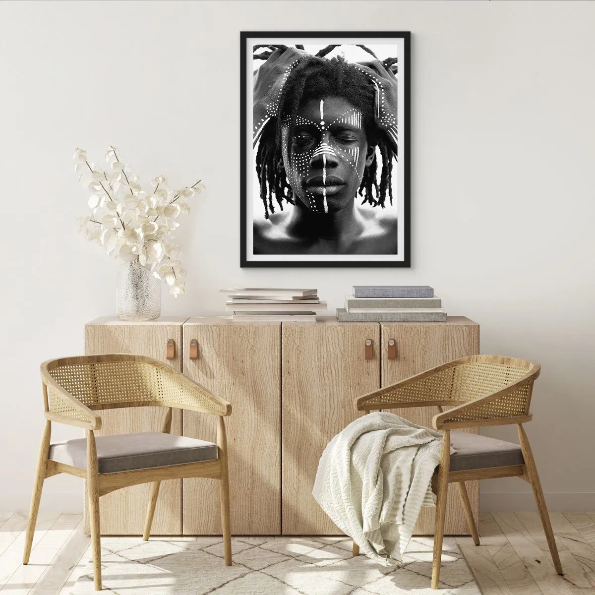 Poster in black frame - Where Are You? - 30x40 cm