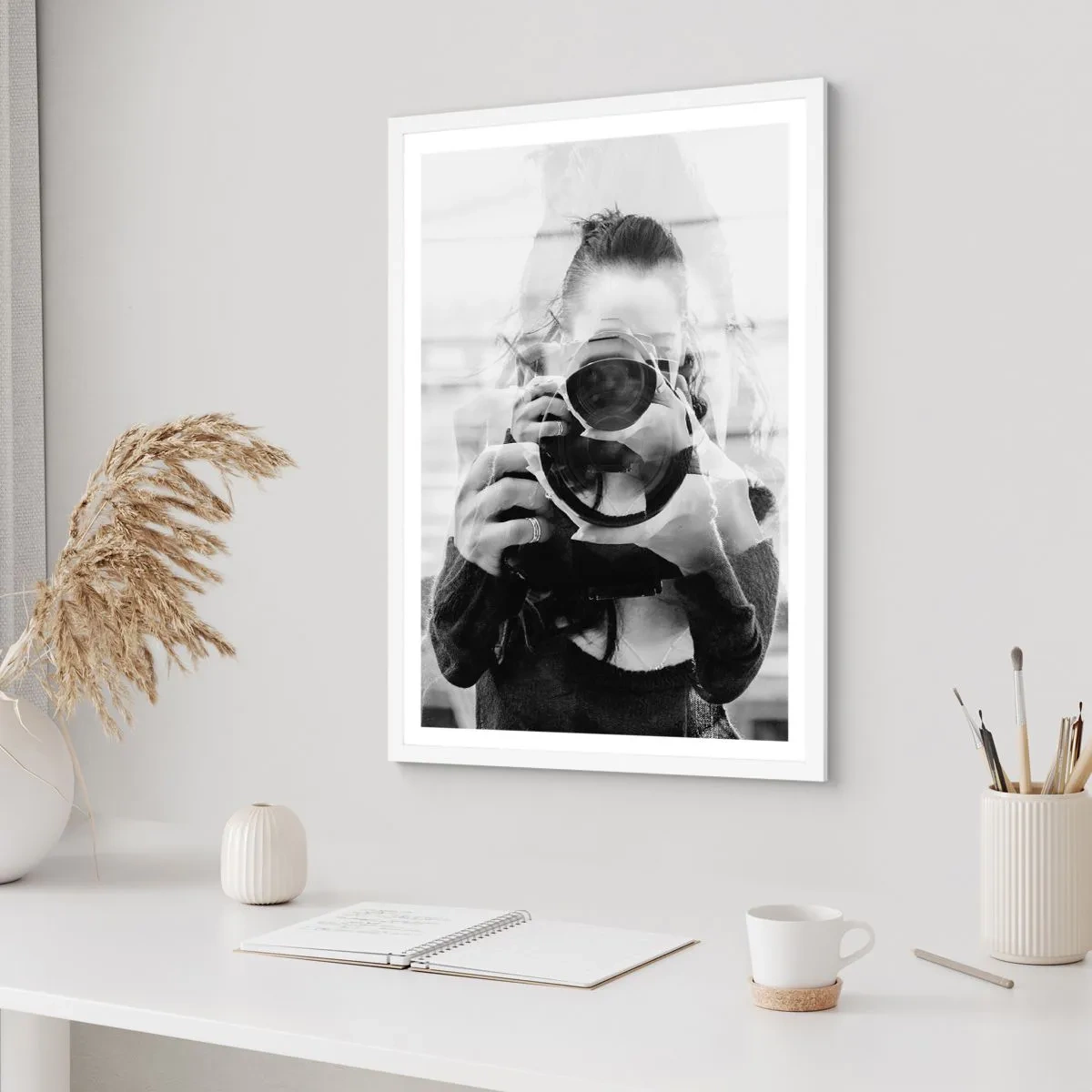 Poster in white frmae - Creator and the Creation - 61x91 cm