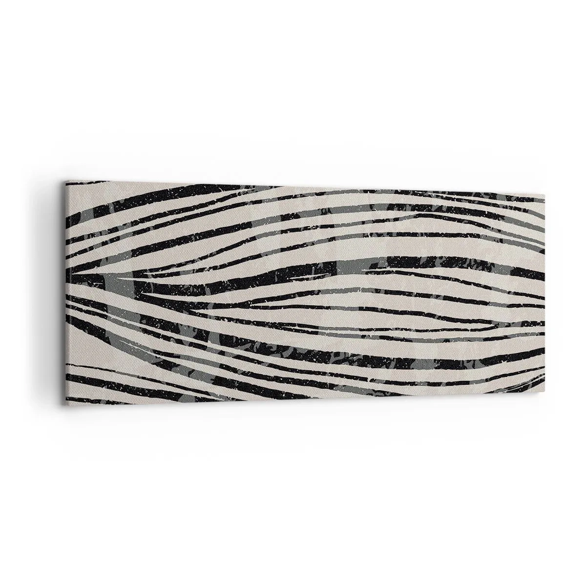 Canvas picture - Spillover of Lines - 120x50 cm