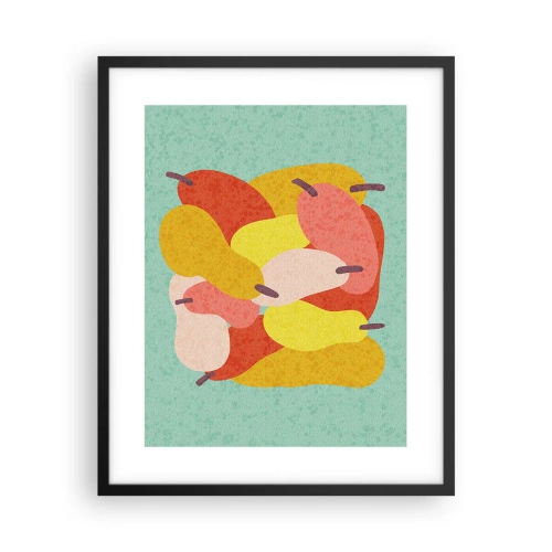 Poster in black frame - Try Summer Sun - 40x50 cm