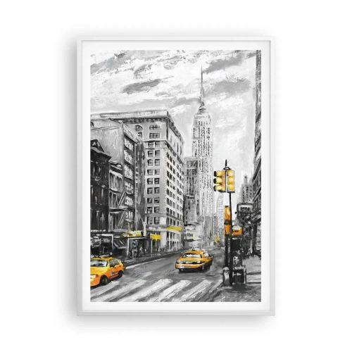 Poster in white frmae - New York Tale - 70x100 cm
