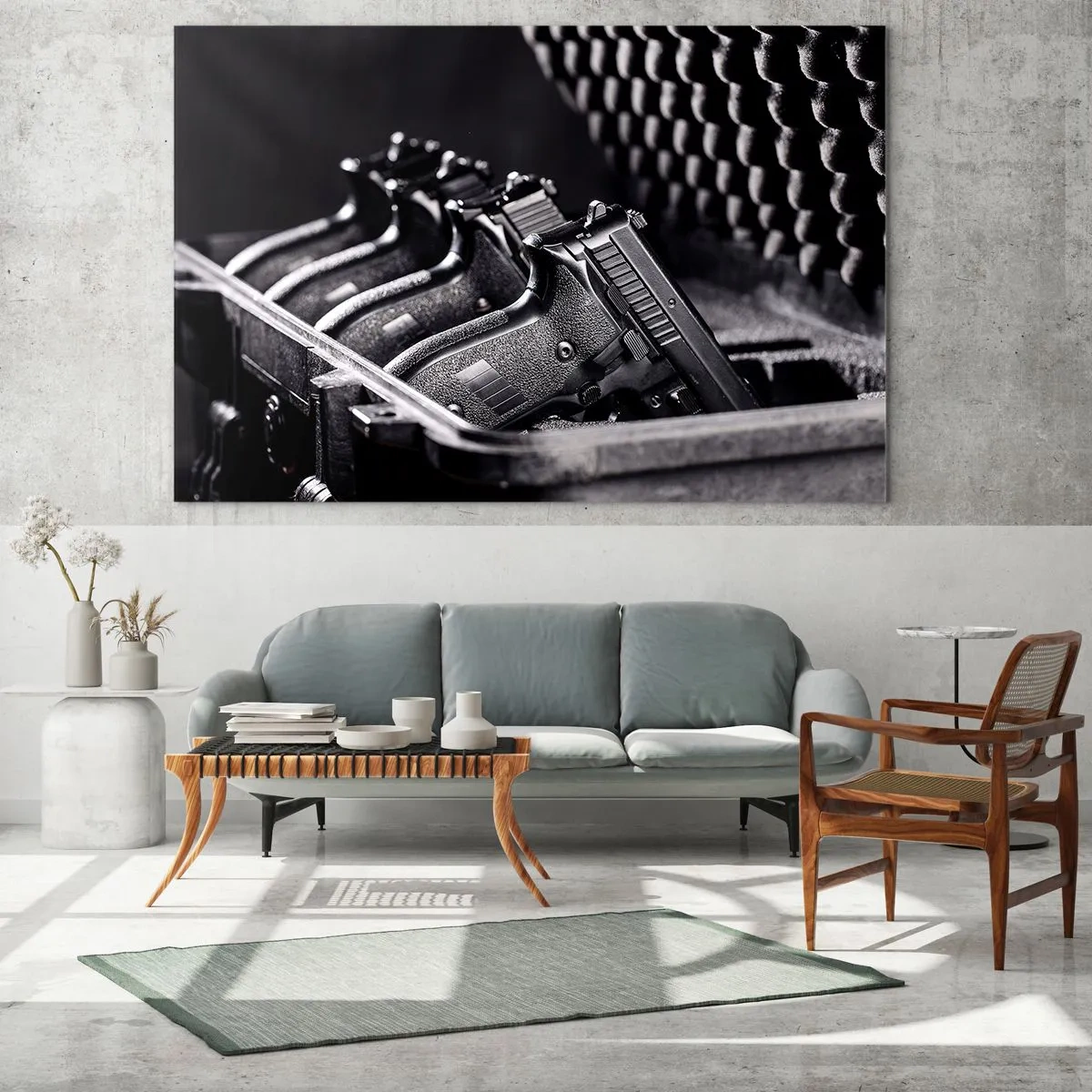 Glass picture - Male Sport - 120x80 cm