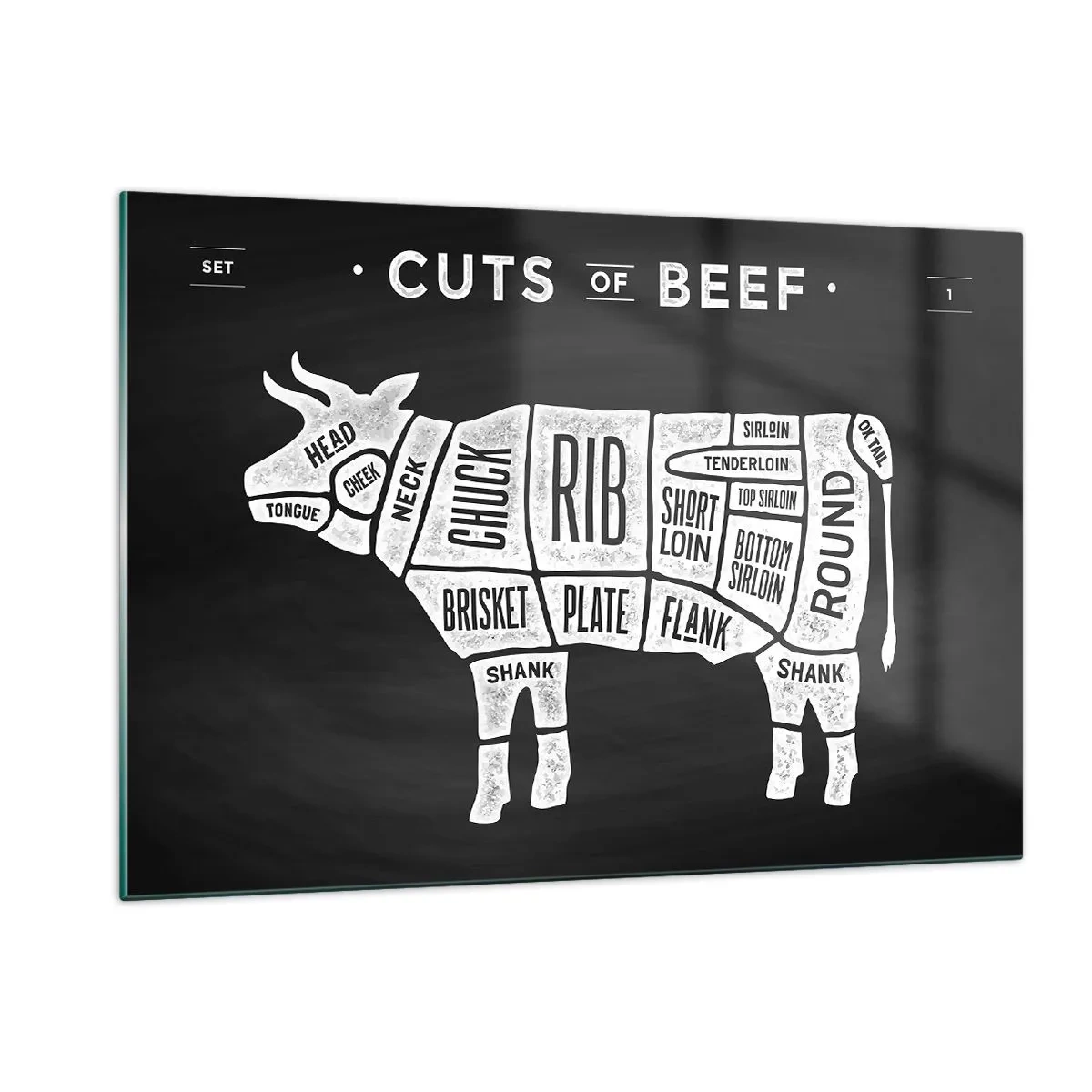 Glass picture - Time for a Feast - 120x80 cm