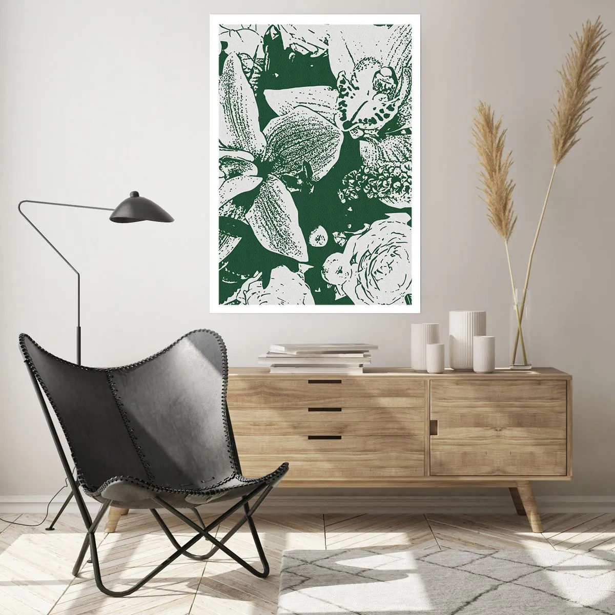 Poster - Bouquet - Green World - 30x40 cm