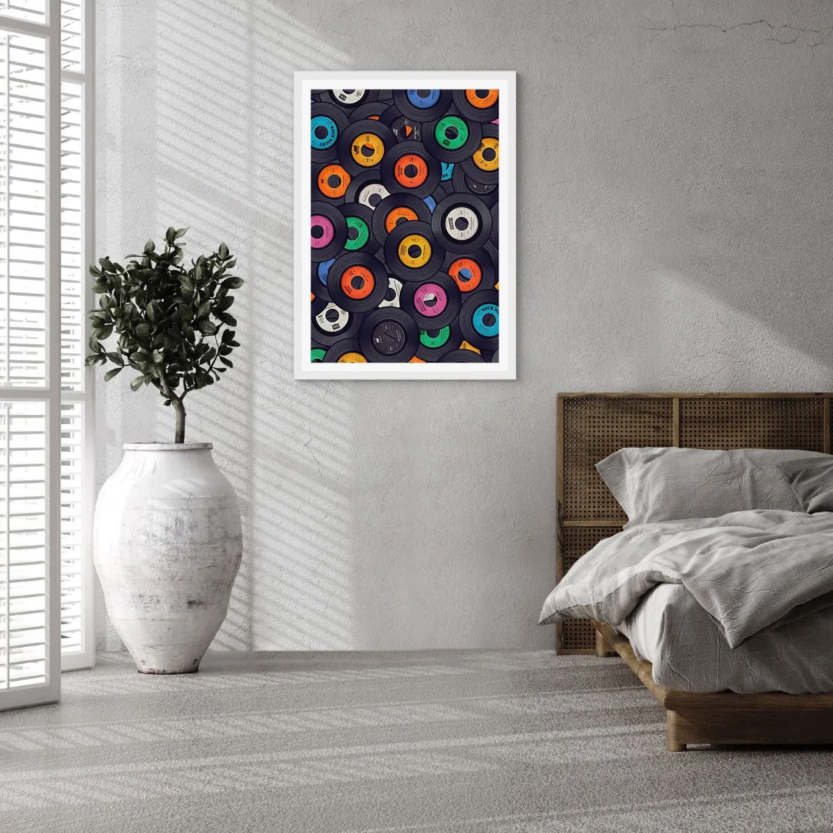 Poster in white frmae - Colours of Classics - 70x100 cm