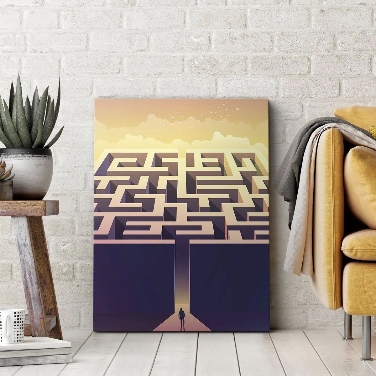 Canvas picture - Decision Time - 45x80 cm