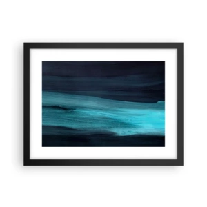 Poster in black frame - Swim with the Flow - 40x30 cm