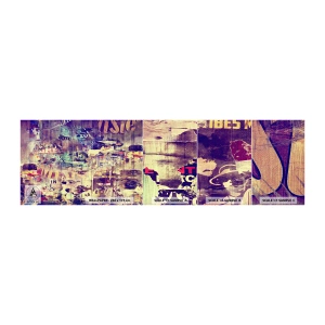 Photo Wallpaper Sample Self-Adhesive Deluxe Sticker - That's All That Is Left - Graffiti, Mural, Graphics - 100x30 cm