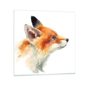 Glass picture - Never Too Careful - 50x50 cm