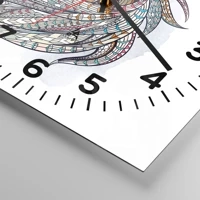 Clock face with numbers