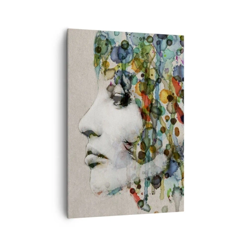 Canvas picture - Emerged from Greyness - 70x100 cm