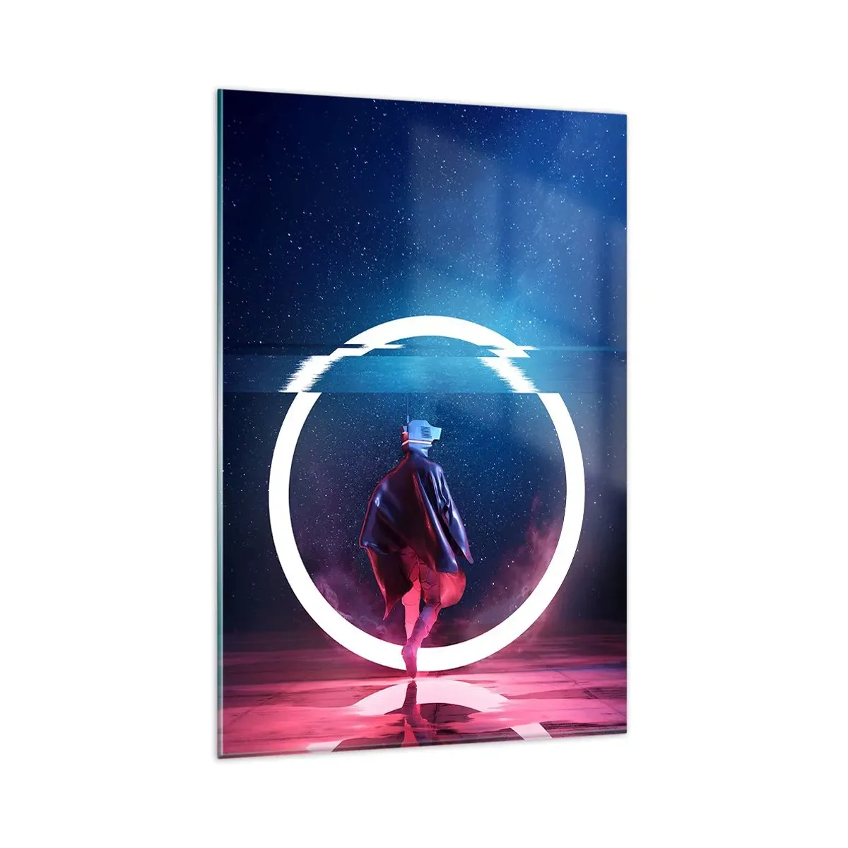 Glass picture - Between Worlds - 80x120 cm