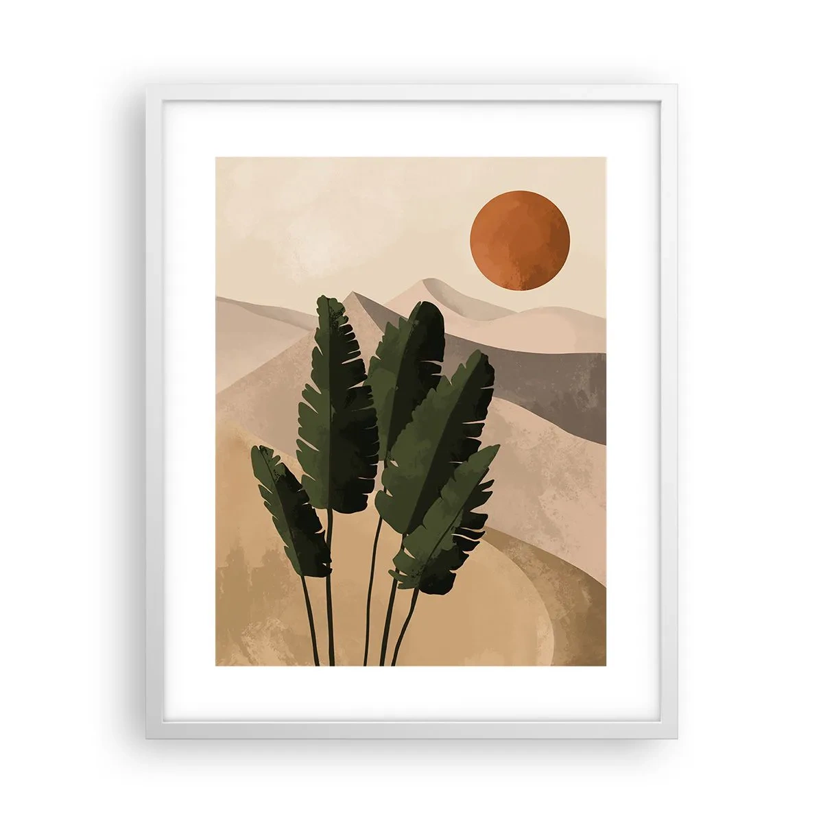 Poster in white frmae - Triumph of Life - 40x50 cm