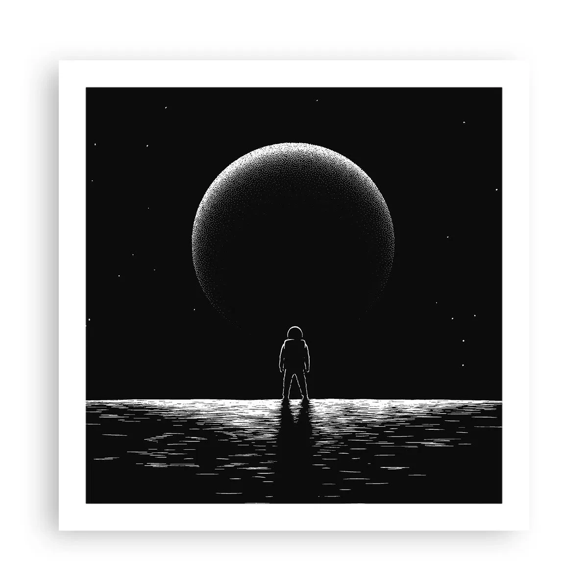 Poster - Face to Face - 60x60 cm