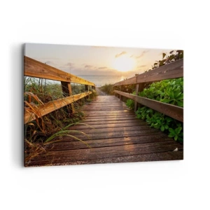 Canvas picture - Straigh to the Shore - 100x70 cm