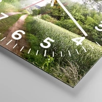 Clock face with numbers