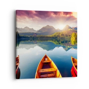 Canvas picture - Nothing against Nature - 40x40 cm