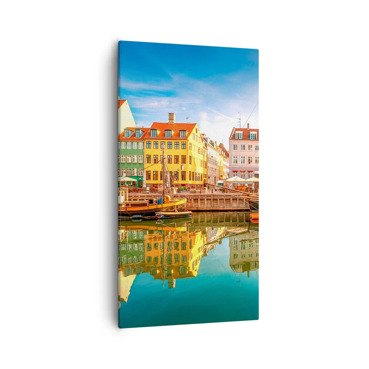 Canvas picture - By Water Smooth as a Mirror - 55x100 cm