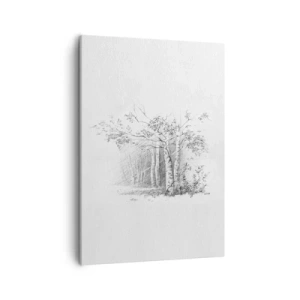 Canvas picture - Holiday of Birch Forest - 50x70 cm