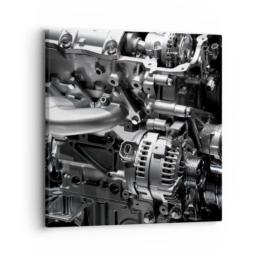 Canvas picture - Silver, Beautiful, Strong - 30x30 cm