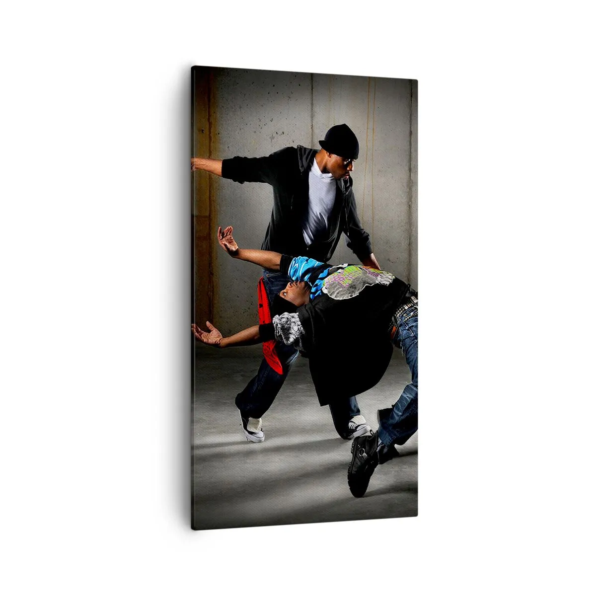 Canvas picture - Dancing with Street Wind - 55x100 cm