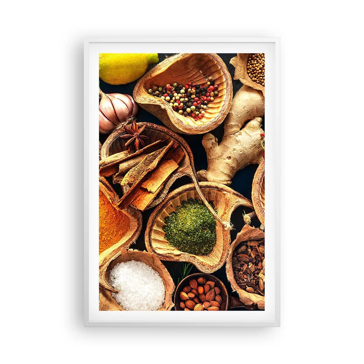 Poster in white frmae - Take What You Want - 61x91 cm