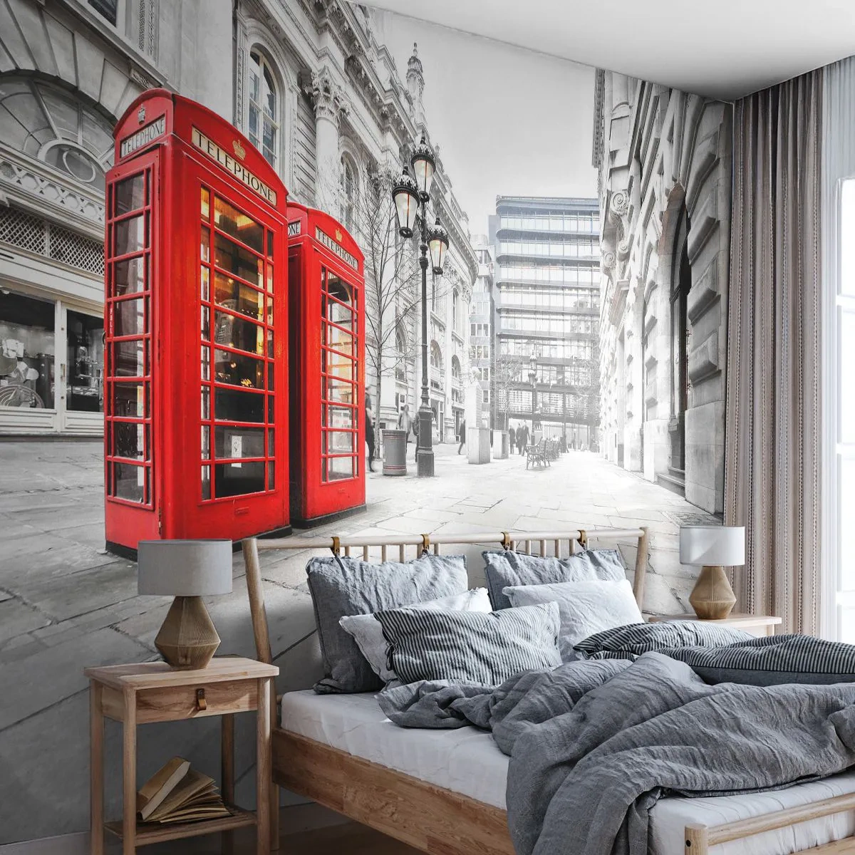 Self-Adhesive Photo Wallpaper Deluxe Sticker - Welcome to London - Cities, London, Architecture - 250x175 cm