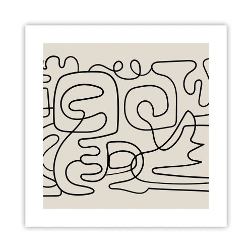 Poster - Tracing - 40x40 cm