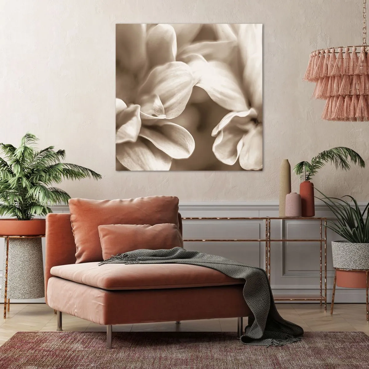 Canvas picture - Soft as a Smile - 30x30 cm