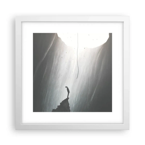 Poster in white frmae - There Is Always Some Way Out - 30x30 cm