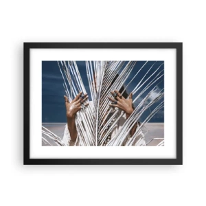 Poster in black frame - Shaman's Girlfriend? - 40x30 cm