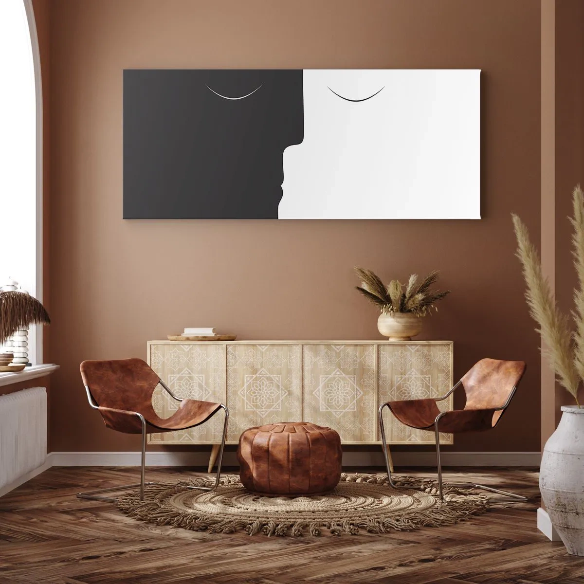 Canvas picture - Unity of Opposites - 160x50 cm