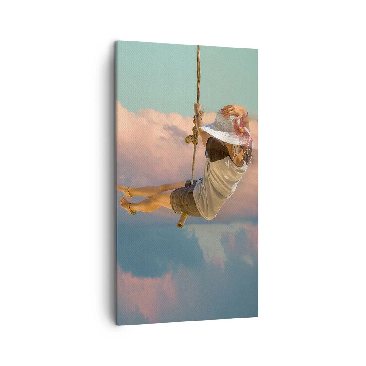 Canvas picture - Fun in the Clouds - 45x80 cm