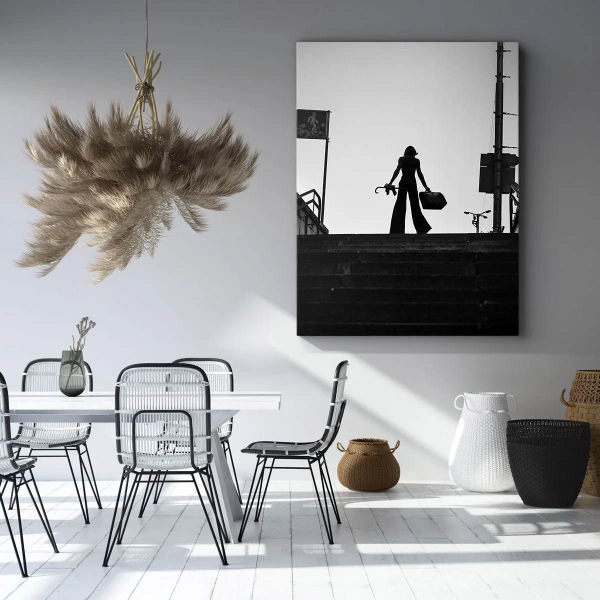 Canvas picture - City Wander - 50x70 cm