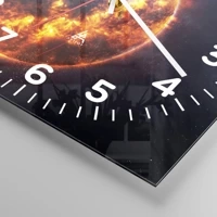 Clock face with numbers