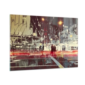 Glass picture - Big City Trip - 100x70 cm