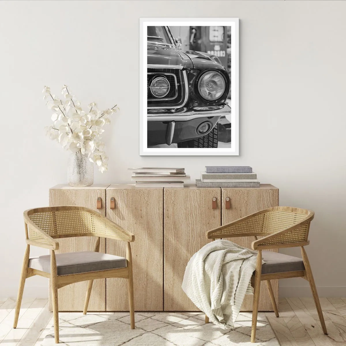 Poster in white frmae - Rough Ride - 30x40 cm