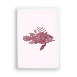 Poster in white frmae - Dweller of Exotic Waters - 70x100 cm