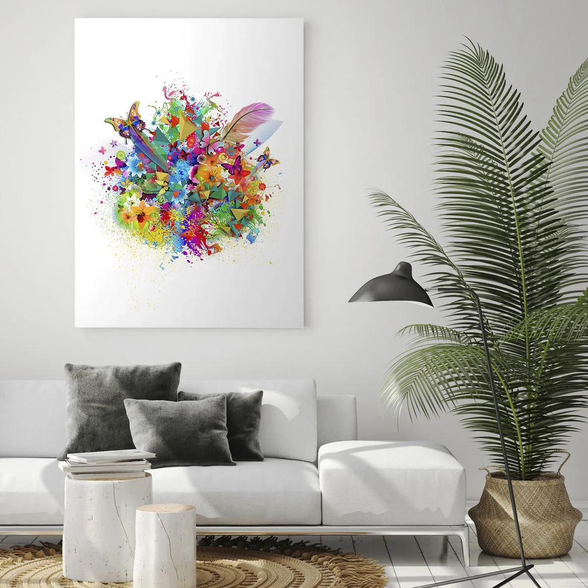 Glass picture - Bunch of Joy - 70x100 cm