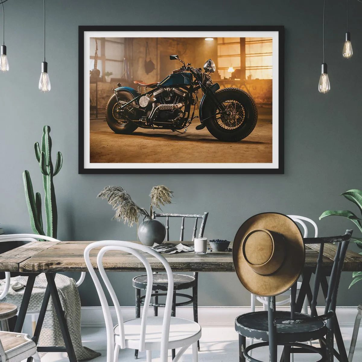 Poster in black frame - I Can Do Anything - 70x50 cm