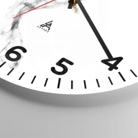 Clock face with numbers