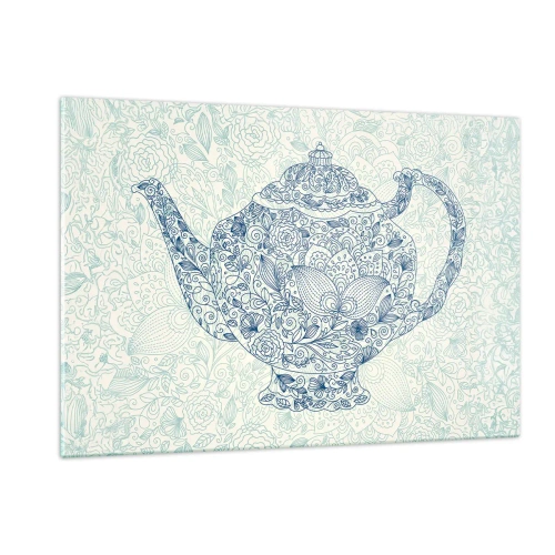 Glass picture - Charm of Tea - 120x80 cm