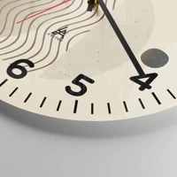 Clock face with numbers