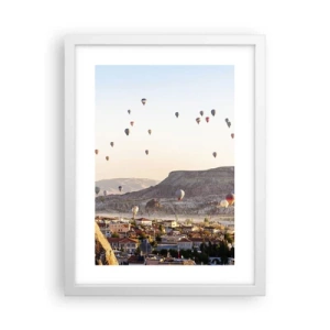 Poster in white frmae - Like Ships in the Sky - 30x40 cm