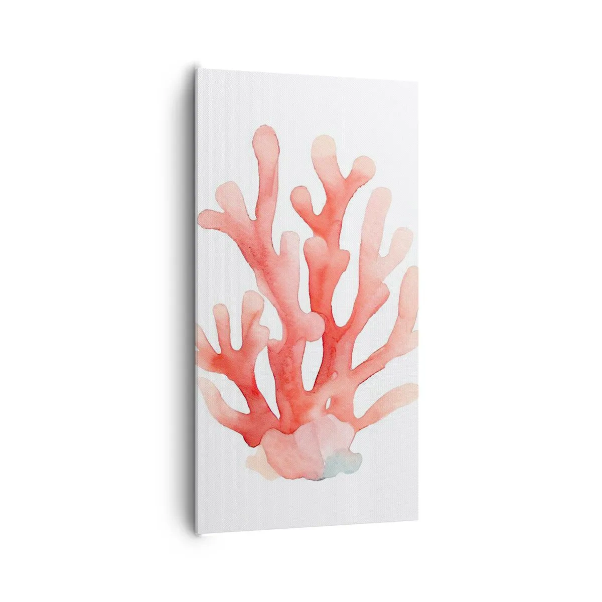 Canvas picture - Coral Colour Colars - 65x120 cm