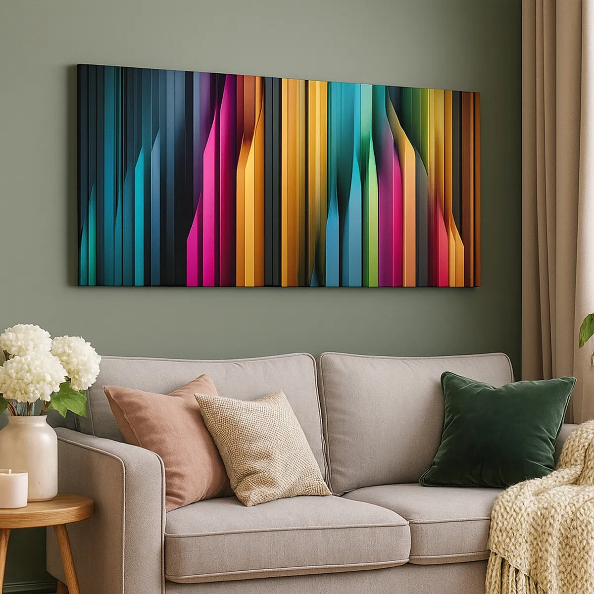 Canvas picture - Light Organs - 30x30 cm