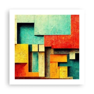 Poster - Festival of Right Angles - 50x50 cm