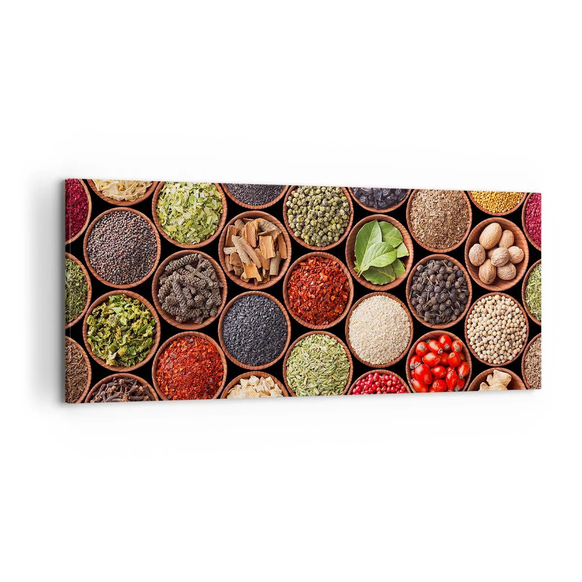 Canvas picture - All Flavours of the World - 120x50 cm