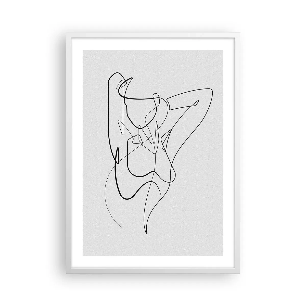 Poster in white frmae - What You Are Really Like - 50x70 cm