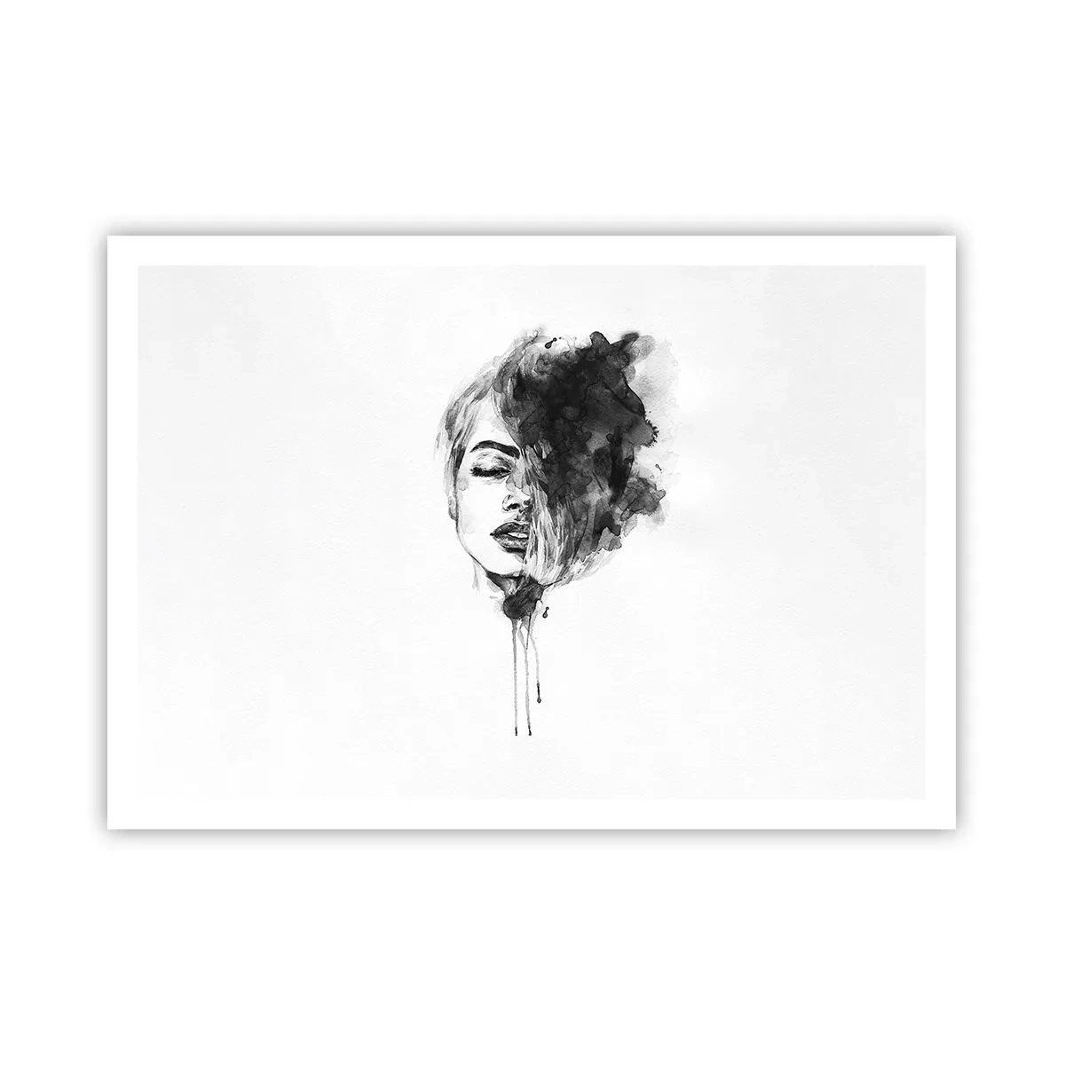 Poster - What Does a Girl Dream about? - 100x70 cm